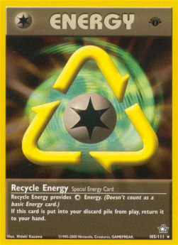 Recycle Energy⁣ - Neo Genesis⁣ (Rare)⁣ [105]