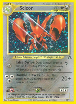 Scizor⁣ - Neo Discovery⁣ (Holo Rare)⁣ [10]