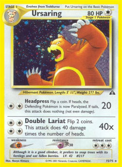 Ursaring⁣ - Neo Discovery⁣ (Holo Rare)⁣ [15]