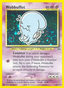 Wobbuffet⁣ - Neo Discovery⁣ (Holo Rare)⁣ [16]