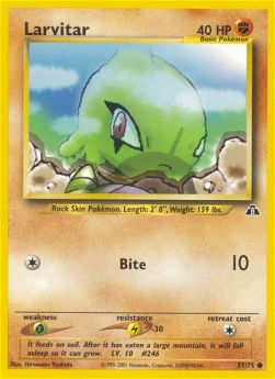 Larvitar⁣ - Neo Discovery⁣ (Common)⁣ [57]