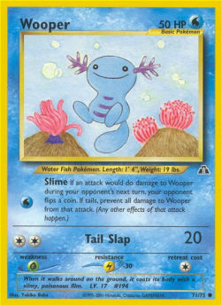 Wooper⁣ - Neo Discovery⁣ (Common)⁣ [71]