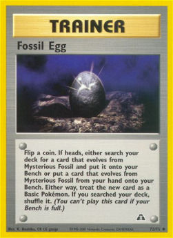 Fossil Egg⁣ - Neo Discovery⁣ (Uncommon)⁣ [72]