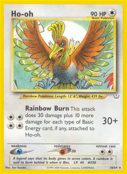 Ho-Oh⁣ - Neo Revelation⁣ (Rare)⁣ [18]