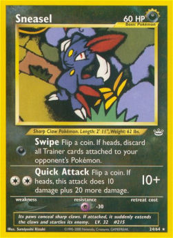 Sneasel⁣ - Neo Revelation⁣ (Rare)⁣ [24]