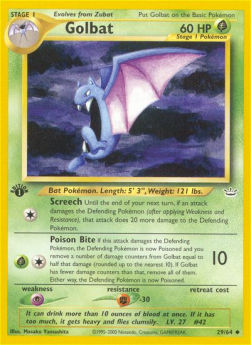 Golbat⁣ - Neo Revelation⁣ (Uncommon)⁣ [29]