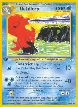 Octillery⁣ - Neo Revelation⁣ (Uncommon)⁣ [34]