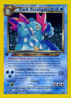 Dark Feraligatr⁣ - Neo Destiny⁣ (Holo Rare)⁣ [5]