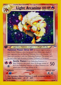 Light Arcanine⁣ - Neo Destiny⁣ (Holo Rare)⁣ [12]