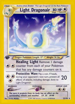 Light Dragonair⁣ - Neo Destiny⁣ (Rare)⁣ [22]