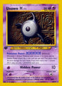 Unown [X]⁣ - Neo Destiny⁣ (Rare)⁣ [30]