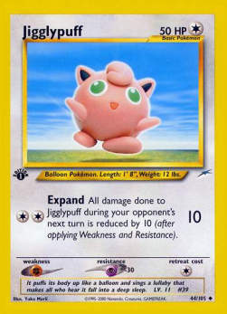 Jigglypuff⁣ - Neo Destiny⁣ (Uncommon)⁣ [44]