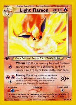 Light Flareon⁣ - Neo Destiny⁣ (Uncommon)⁣ [46]