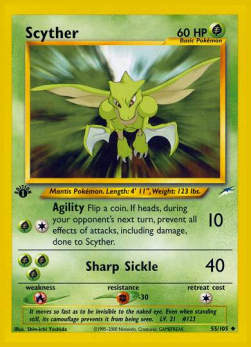 Scyther⁣ - Neo Destiny⁣ (Uncommon)⁣ [55]