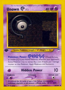 Unown [C]⁣ - Neo Destiny⁣ (Uncommon)⁣ [57]