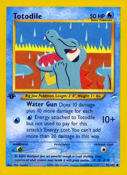 Totodile⁣ - Neo Destiny⁣ (Common)⁣ [85]