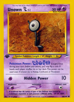 Unown [L]⁣ - Neo Destiny⁣ (Common)⁣ [86]