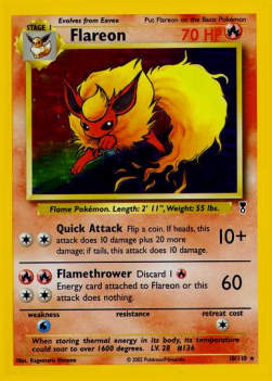 Flareon⁣ - Legendary Collection⁣ (Holo Rare)⁣ [10]