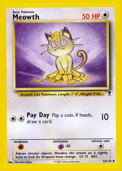 Meowth⁣ - Legendary Collection⁣ (Uncommon)⁣ [53]