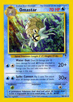 Omastar⁣ - Legendary Collection⁣ (Uncommon)⁣ [58]