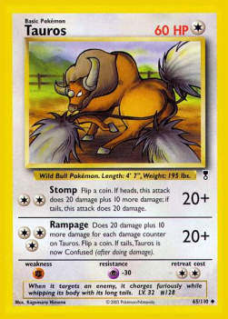 Tauros⁣ - Legendary Collection⁣ (Uncommon)⁣ [65]