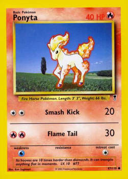 Ponyta⁣ - Legendary Collection⁣ (Common)⁣ [87]