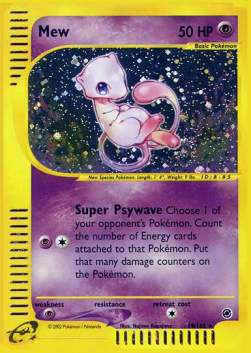 Mew⁣ - Expedition Base Set⁣ (Holo Rare)⁣ [19]