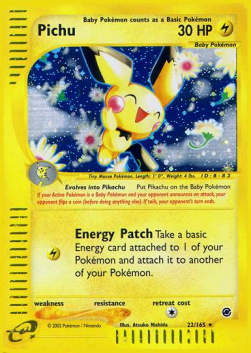 Pichu⁣ - Expedition Base Set⁣ (Holo Rare)⁣ [22]