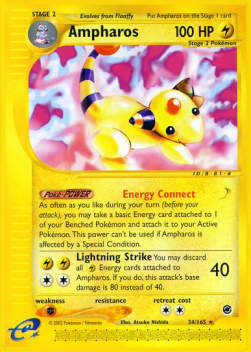 Ampharos⁣ - Expedition Base Set⁣ (Rare)⁣ [34]