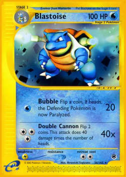 Blastoise⁣ - Expedition Base Set⁣ (Rare)⁣ [36]