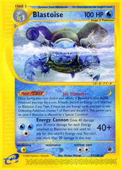 Blastoise⁣ - Expedition Base Set⁣ (Rare)⁣ [37]