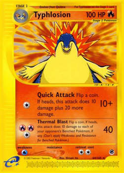 Typhlosion⁣ - Expedition Base Set⁣ (Rare)⁣ [64]