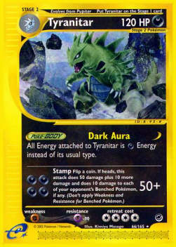 Tyranitar⁣ - Expedition Base Set⁣ (Rare)⁣ [66]