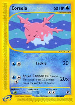 Corsola⁣ - Expedition Base Set⁣ (Common)⁣ [102]