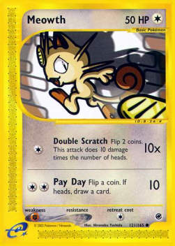 Meowth⁣ - Expedition Base Set⁣ (Common)⁣ [121]