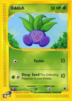 Oddish⁣ - Expedition Base Set⁣ (Common)⁣ [122]