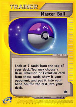 Master Ball⁣ - Expedition Base Set⁣ (Uncommon)⁣ [143]