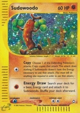 Sudowoodo⁣ - Aquapolis⁣ (Holo Rare)⁣ [H24]