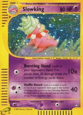 Slowking⁣ - Aquapolis⁣ (Holo Rare)⁣ [H22]