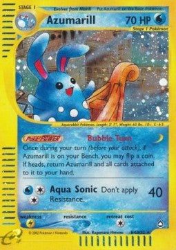 Azumarill⁣ - Aquapolis⁣ (Holo Rare)⁣ [H4]