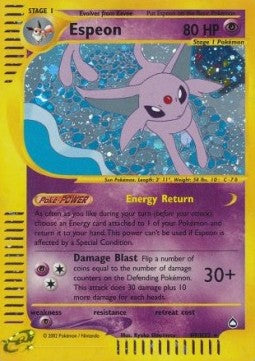 Espeon⁣ - Aquapolis⁣ (Holo Rare)⁣ [H9]