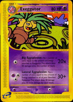 Exeggutor⁣ - Aquapolis⁣ (Rare)⁣ [13]