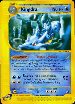 Kingdra⁣ - Aquapolis⁣ (Rare)⁣ [19]