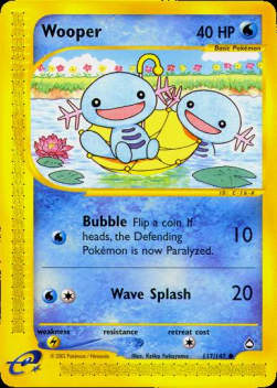 Wooper⁣ - Aquapolis⁣ (Common)⁣ [117]