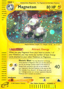 Magneton⁣ - Skyridge⁣ (Holo Rare)⁣ [H18]