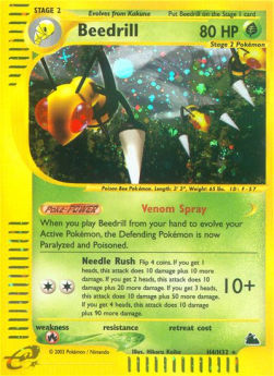 Beedrill⁣ - Skyridge⁣ (Holo Rare)⁣ [H4]