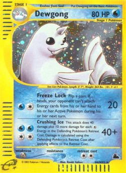 Dewgong⁣ - Skyridge⁣ (Holo Rare)⁣ [H6]