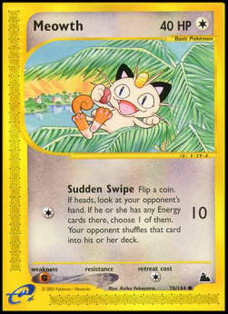 Meowth⁣ - Skyridge⁣ (Common)⁣ [78]