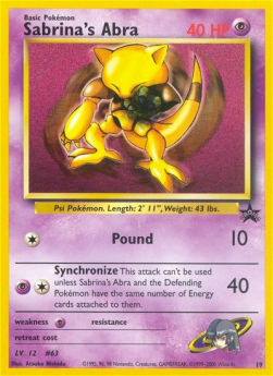 Sabrina's Abra - Wizards Black Star Promos (Promo) [WP-19]