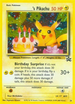 _____'s Pikachu - Wizards Black Star Promos (Promo) [WP-24]
